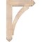Ekena Millwork Thorton Arts and Crafts Smooth Bracket w/ Offset Brace, Douglas Fir, 7 1/2"W x 28"D x 40"H BKT0806X28X40THR03SDF - alternate 3